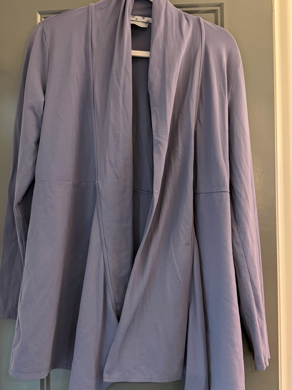 Athleta Lavender Open-Front Draped soft cardigan wrap